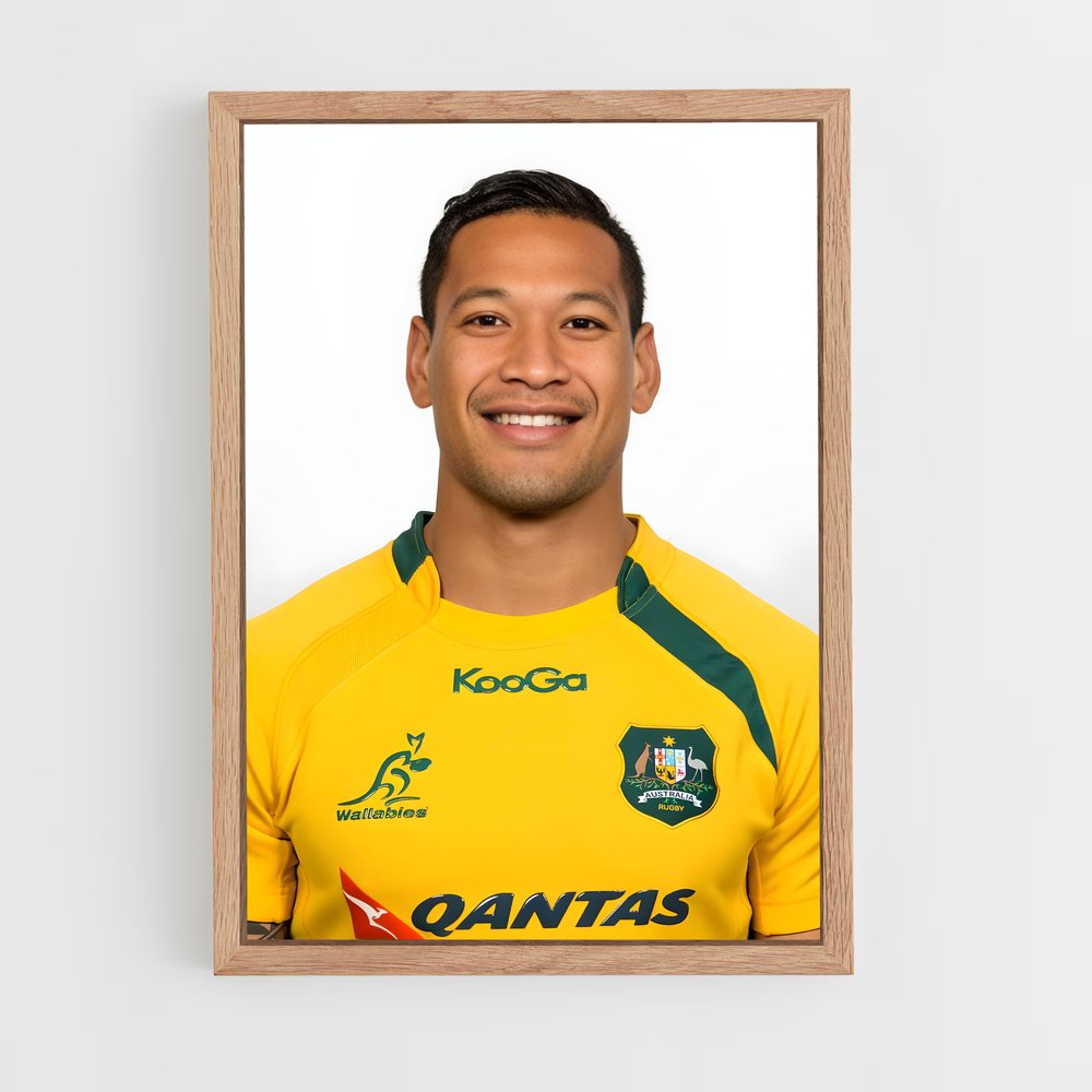 Poster Sourire d'All Blacks – affiche Rugby (vue 4)